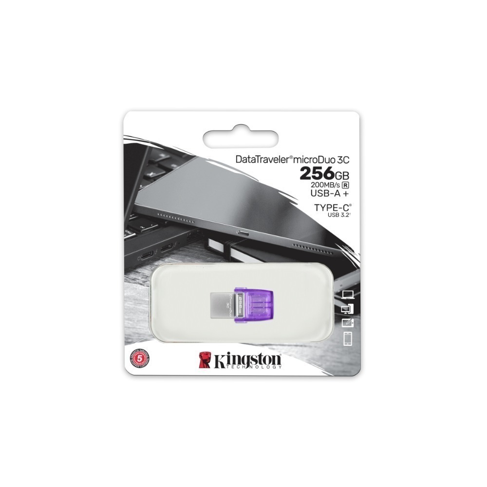 金士頓 DataTraveler microDuo3C 256GB 雙傳輸介面 USB3.2隨身碟 DTDUO3CG3-規格圖8