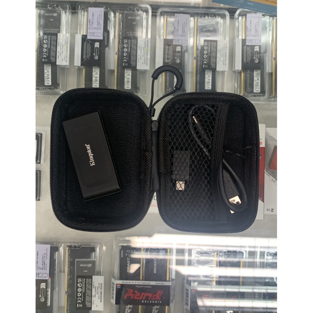 金士頓 XS1000系列 2TB TypeC to TypeA 外接式固態硬碟 SSD 黑色 (五年保固)-規格圖7