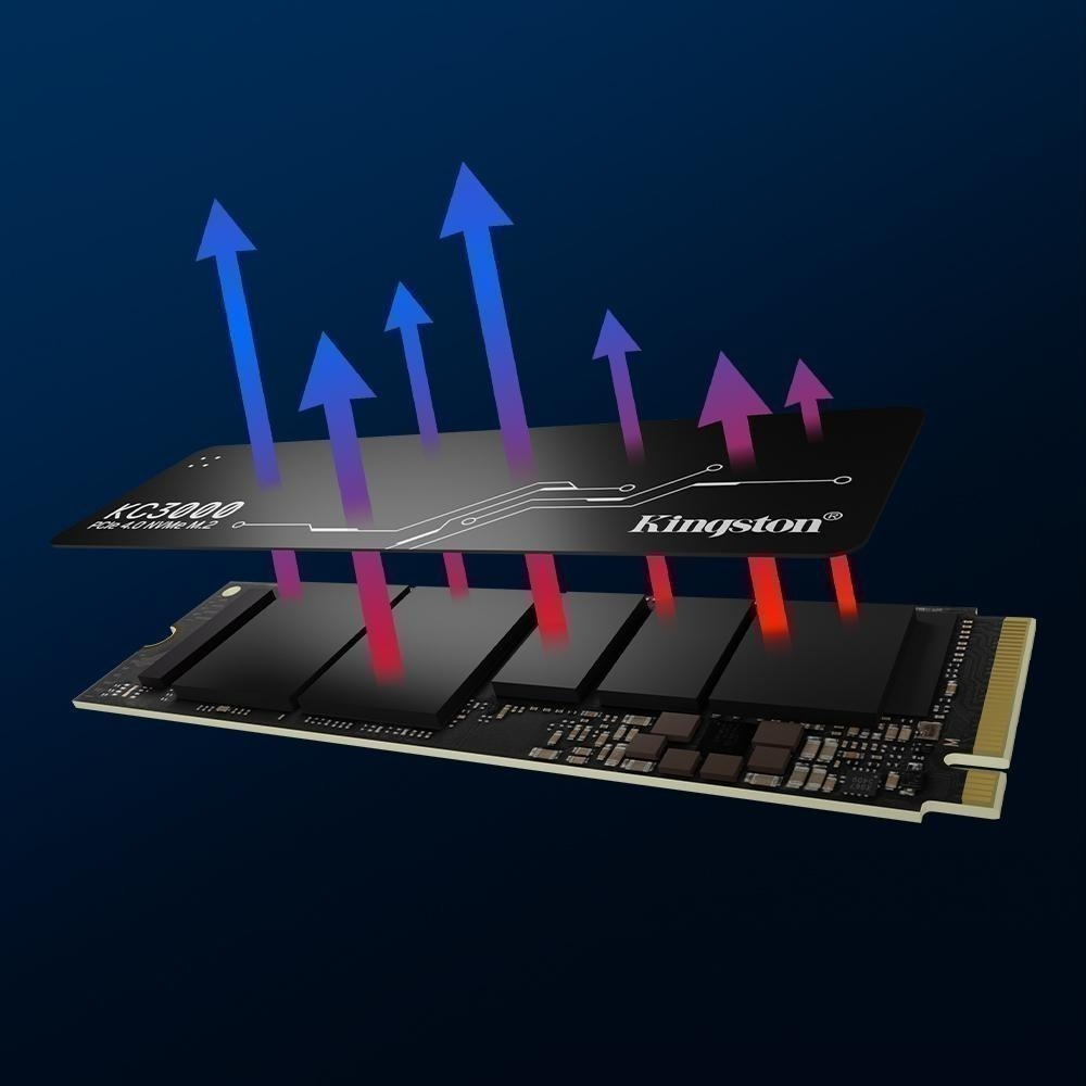 金士頓 Kingston KC3000系列 2048G PCIe4.0 M.2 2280 SSD 雙面 固態硬碟-細節圖5