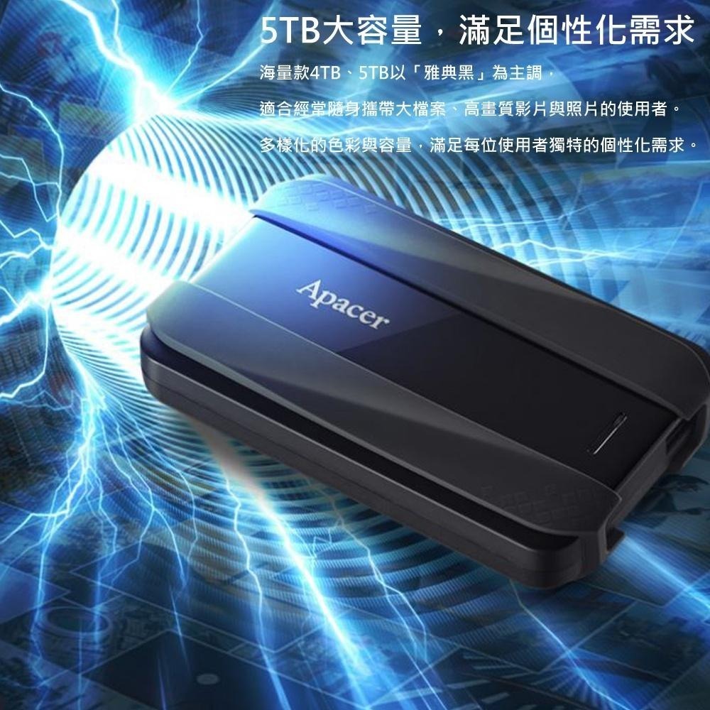 Apacer 宇瞻 AC533 4TB 外接式行動硬碟 USB3.2-細節圖5