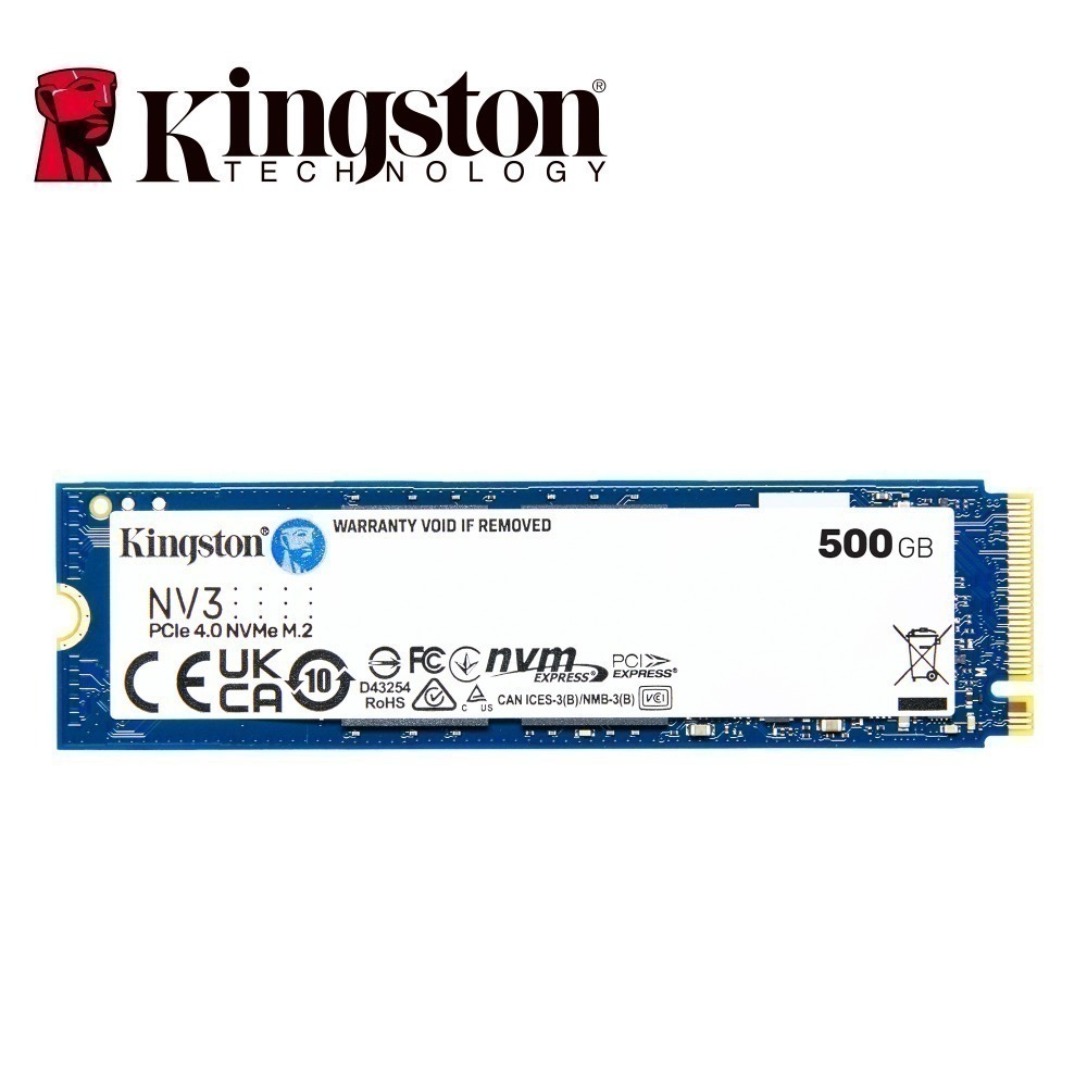 金士頓 Kingston NV3 500GB PCIe 4.0 NVMe 單面 M.2 2280 SSD-規格圖8