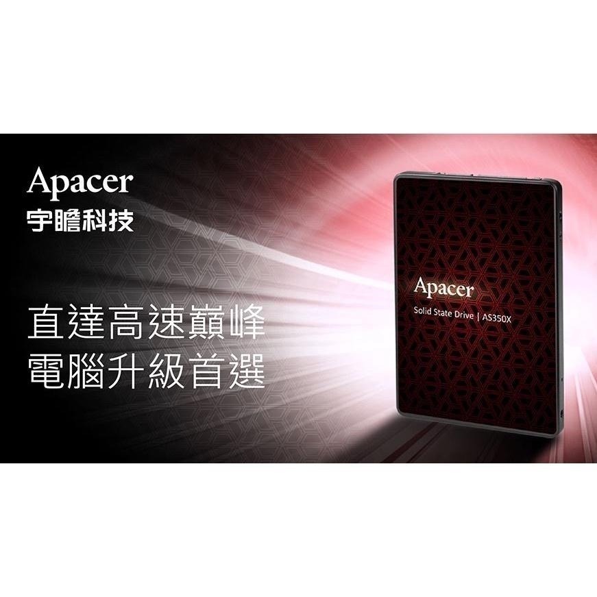 宇瞻 Apacer AS350X 系列 2.5吋 SATA III介面 固態硬碟 SSD 512GB 1TB-細節圖2