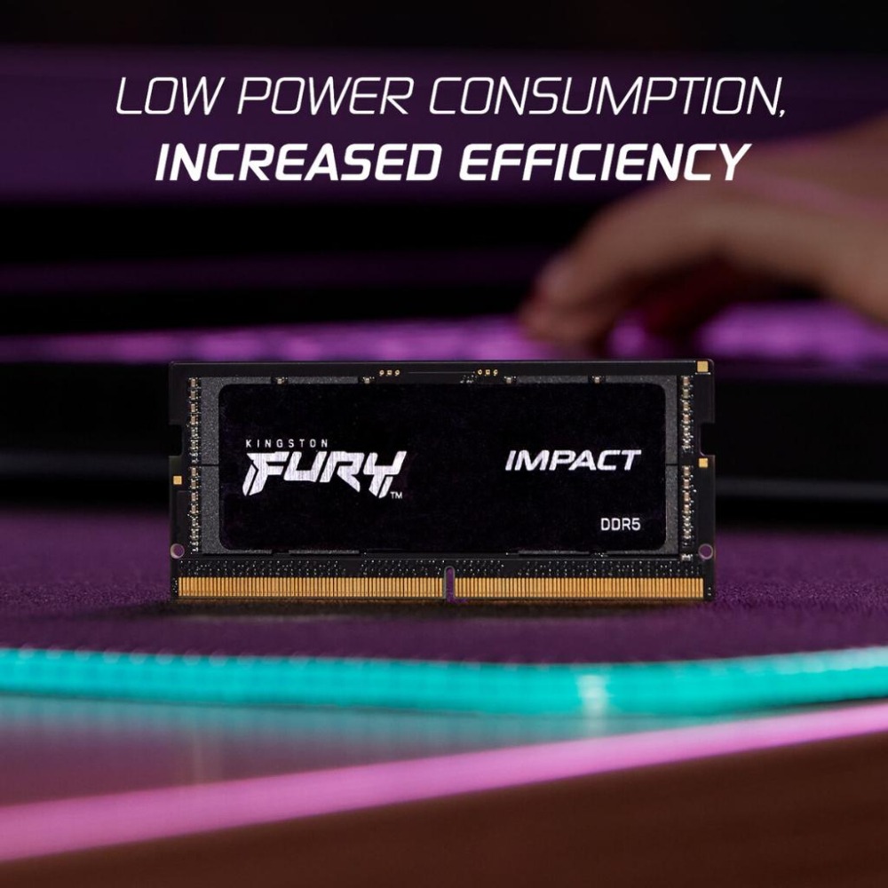 金士頓 Kingston FURY Impact DDR5 4800記憶體 電競筆電 商用筆電 適用 16GB 32GB-細節圖2