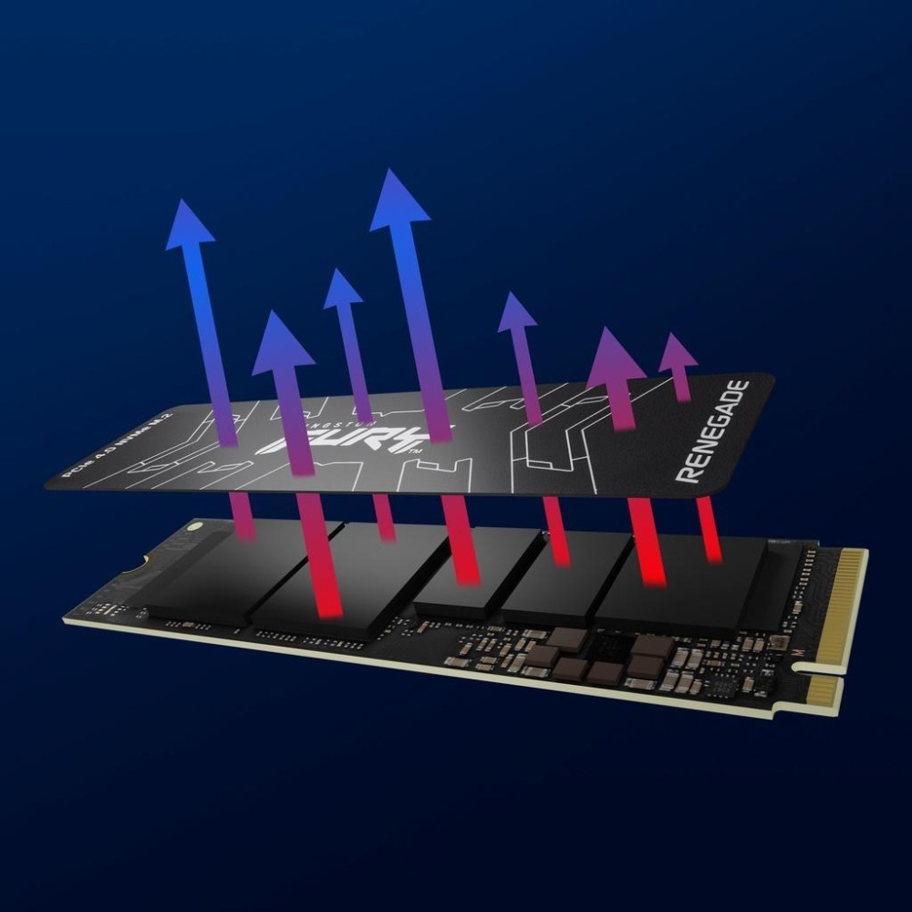金士頓 FURY Renegade 系列 SSD PCIe 4.0 NVMe M.2 2280 500G 1TB 2TB-細節圖4