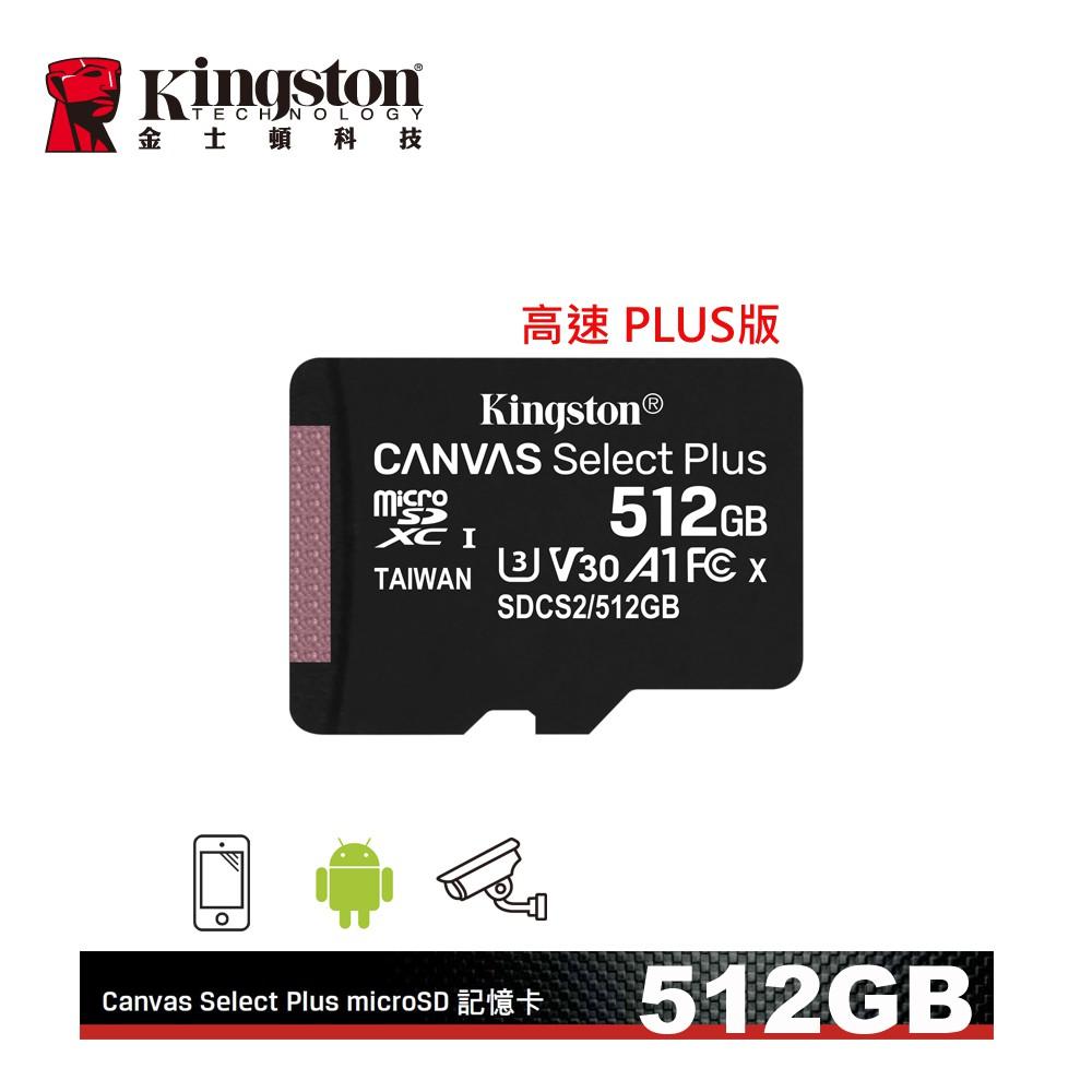 金士頓 Micro-SD SDXC C10 V30 256GB 512GB 記憶卡 (SDCS2/256GB)-細節圖2
