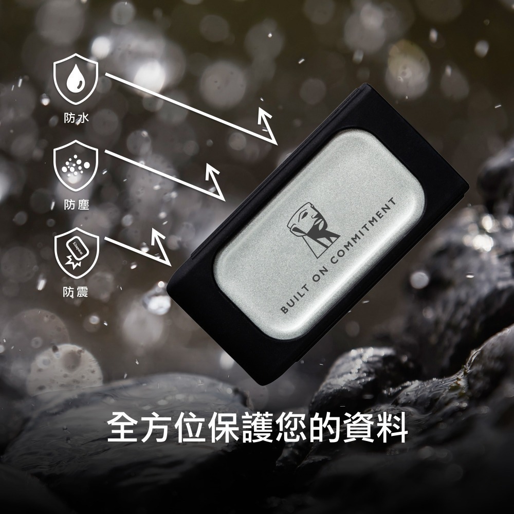 金士頓 Kingston XS2000系列 1TB USB3.2 Gen2x2 外接式 SSD TypeC 口袋大小-細節圖7