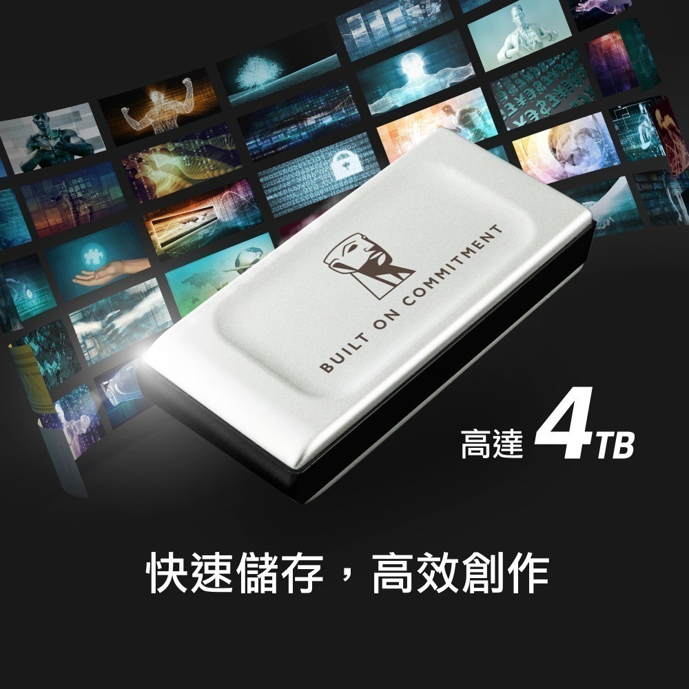金士頓 XS2000系列 4TB USB3.2 Gen2x2 外接式固態硬碟 SSD 口袋大小-細節圖3