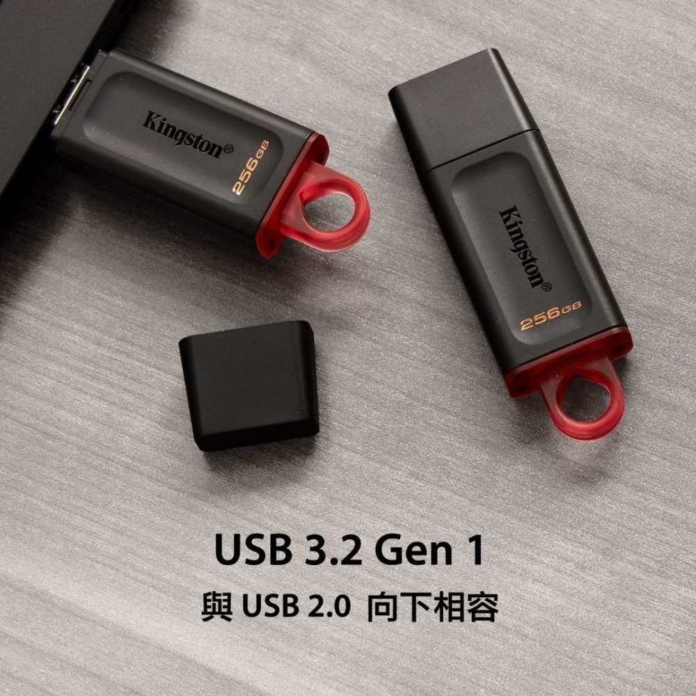 金士頓 DataTraveler Exodia 64GB USB 3.2 隨身碟 DTX 保護蓋及大扣環設計-細節圖5