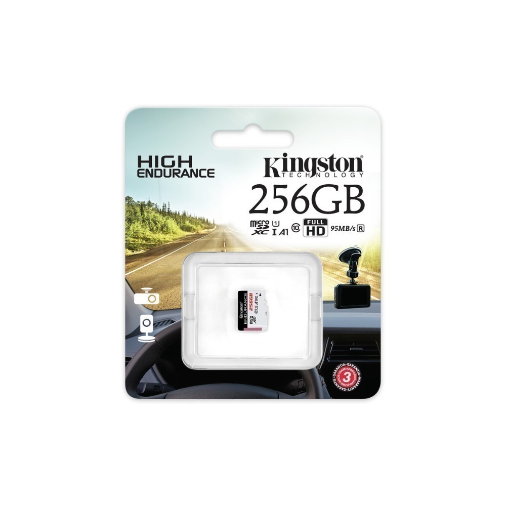 金士頓 High-Endurance 256GB 高耐用 UHS-I U1 C10 microSD 記憶卡 SDCE-規格圖3