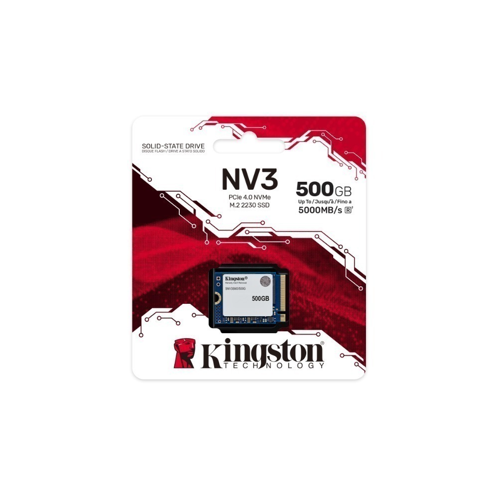 金士頓 Kingston NV3 500G PCIe 4.0 NVMe M.2 2230 SSD 薄型筆電適用-規格圖8