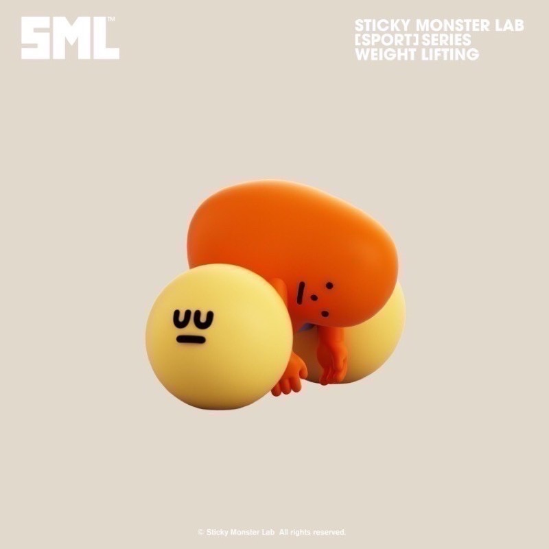 💥全新現貨💥 SML 黏黏怪物研究所 運動系列 盲盒/確認款 STICKY MONSTER LAB-細節圖11