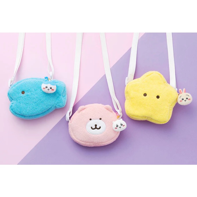 💥現貨💥Miniso 名創優品 Chiikawa 吉伊卡哇 絨毛道具包 小熊包 星星包 小魚包 吉伊 小八 烏薩奇-規格圖9