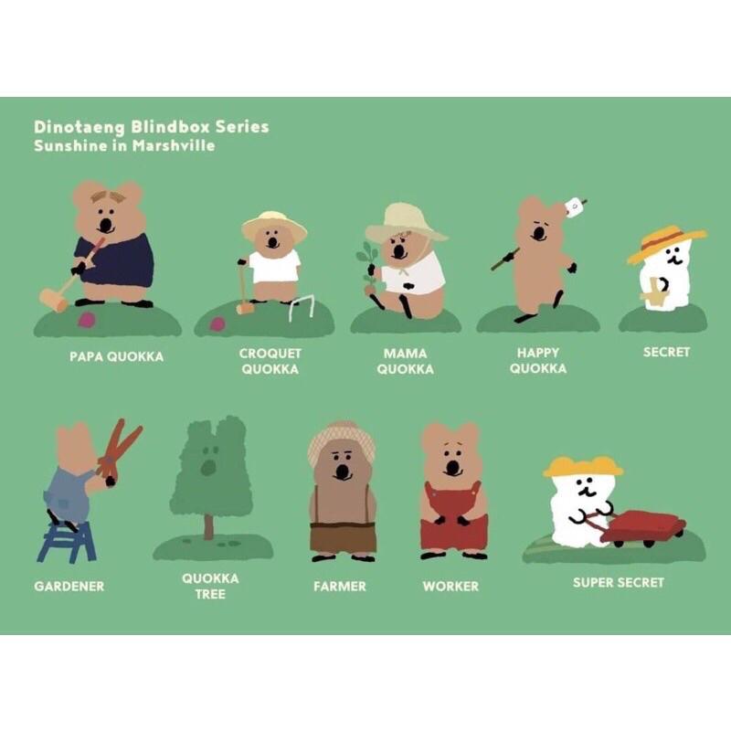 【寶寶】💥現貨💥Dinotaeng 花園系列 盲盒/確認款 柿子椒熊-細節圖7