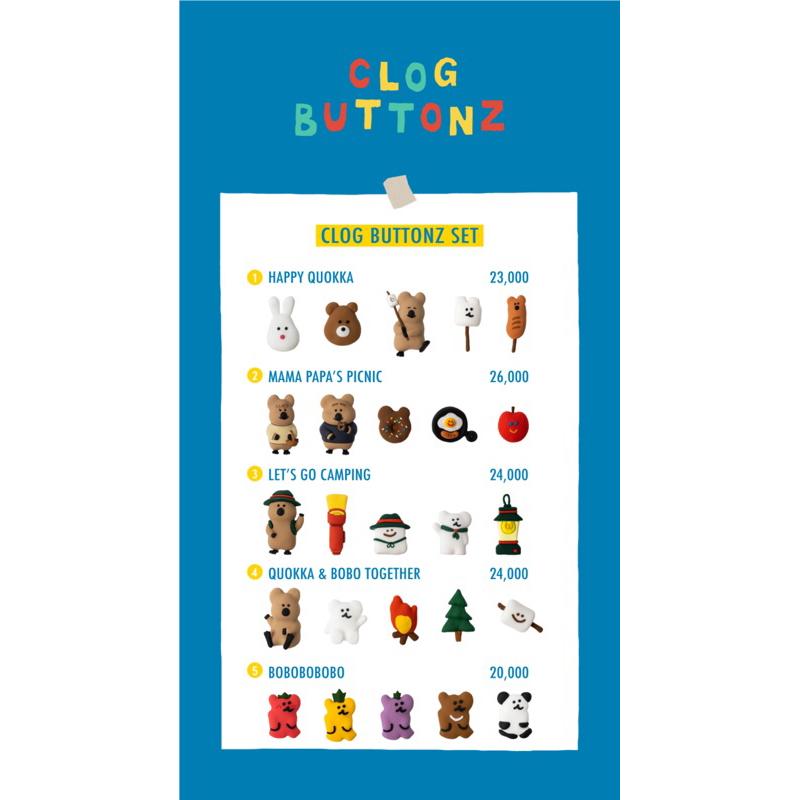 Dinotaeng 鞋扣 鞋花 洞洞鞋 quokka bobo 矮袋鼠 crocs-細節圖2