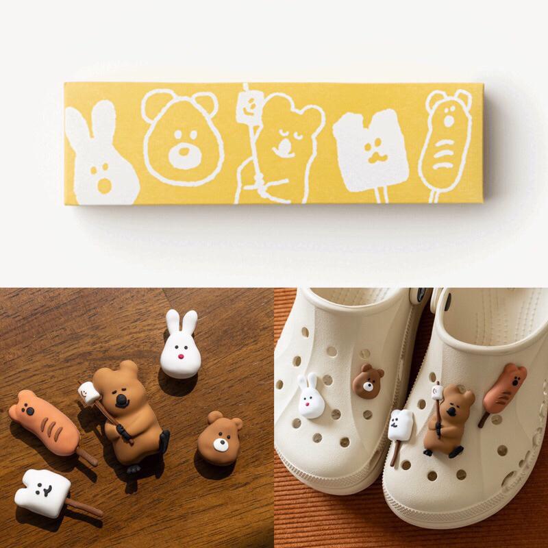 Dinotaeng 鞋扣 鞋花 洞洞鞋 quokka bobo 矮袋鼠 crocs-細節圖3