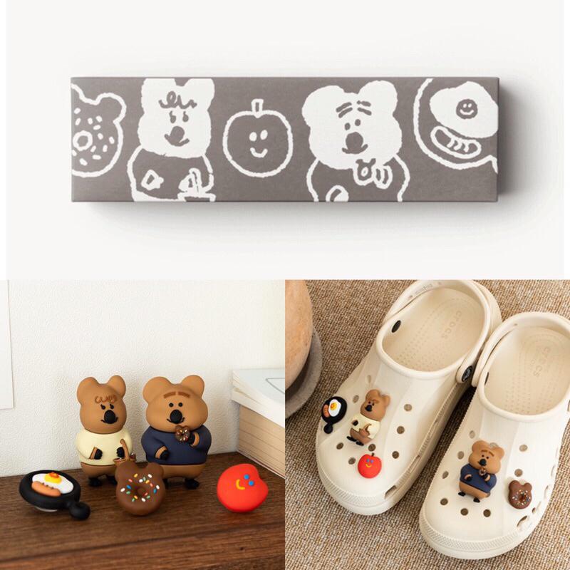 Dinotaeng 鞋扣 鞋花 洞洞鞋 quokka bobo 矮袋鼠 crocs-細節圖4