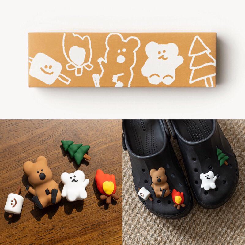 Dinotaeng 鞋扣 鞋花 洞洞鞋 quokka bobo 矮袋鼠 crocs-細節圖6