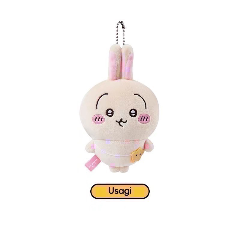 💥現貨💥Miniso 名創優品 Chiikawa 吉伊卡哇 睡衣吊飾 吉伊 小八 烏薩奇 兔兔 師傅栗子饅頭飛天小桃-規格圖7
