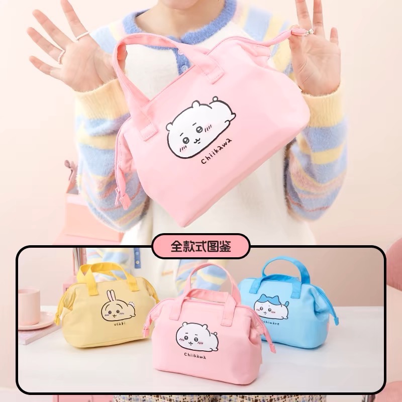 💥現貨💥Miniso 名創優品 Chiikawa 吉伊卡哇 手提便當袋 吉伊 小八 烏薩奇 兔兔-細節圖2