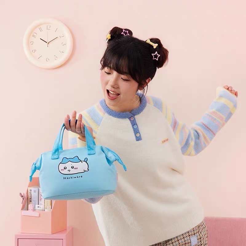 💥現貨💥Miniso 名創優品 Chiikawa 吉伊卡哇 手提便當袋 吉伊 小八 烏薩奇 兔兔-細節圖3