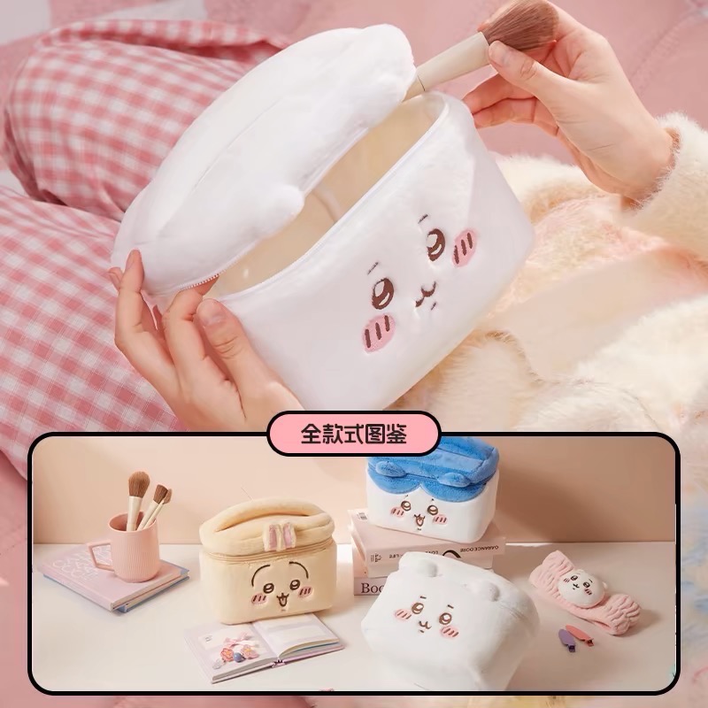 💥現貨💥Miniso 名創優品 Chiikawa 吉伊卡哇 化妝包 吉伊 小八 烏薩奇 兔兔-細節圖3