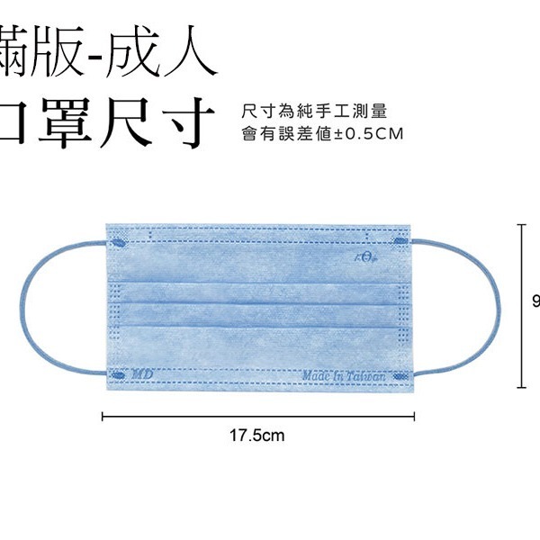 口罩夥伴【雙鋼印、醫療級】 成人平面醫療口罩  宏瑋成人平面醫用口罩 醫療口罩 (滿版)50片/盒-細節圖2