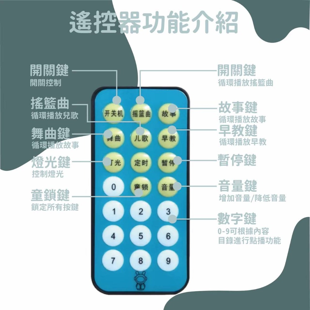 【台灣現貨 】故事機 聲光玩具 音樂玩具 早教機 安撫 小白兔子故事機 嬰兒音樂 聲光安撫音樂機  嬰幼兒故事機-細節圖6