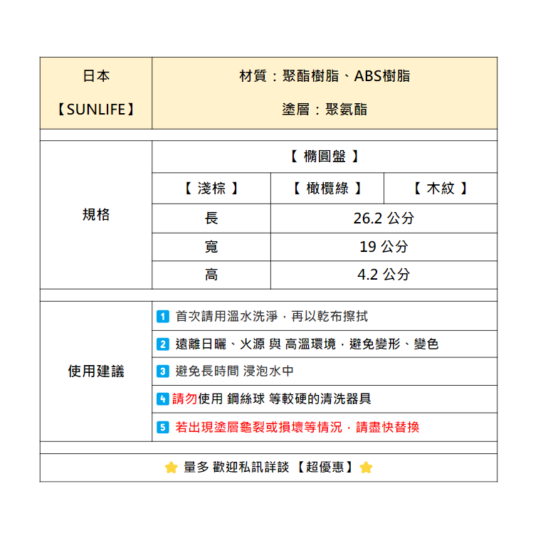 【SUNLIFE】【橢圓盤】筷子 今治毛巾 杜比亞 正韓飾品 戒指 泡麵 拖鞋 盤子 不沾鍋 馬克杯 衛生紙 紙箱 襪子-細節圖3