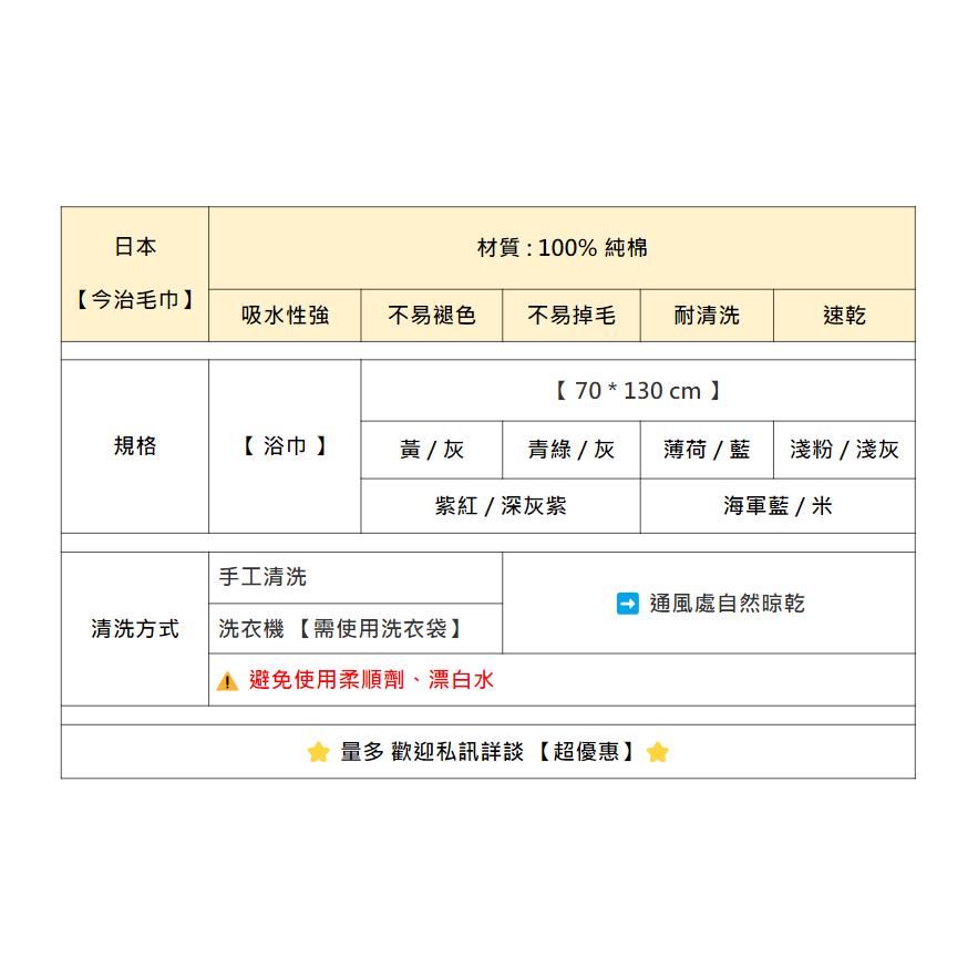 【今治毛巾🎉】飯店浴巾 日本毛巾 運動毛巾 大浴巾 純棉浴巾 手巾 吸水浴巾 湯匙 筷子 餐盤 露營用品 營燈 椅子-細節圖2