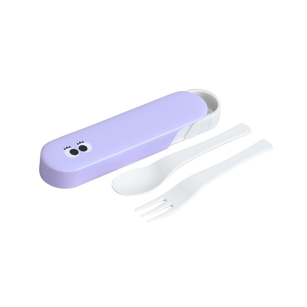 ✨眼睛餐具組👀✨現貨 日本製 餐具 叉子 湯匙 日本餐具組 露營餐具 露營用具 環保餐具 尖頭筷子 外出餐具 餐具組-規格圖9