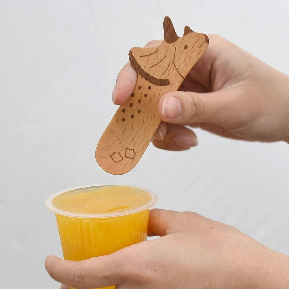 ✨店長激推 ! ✨【恐龍湯匙】湯匙 餐具 環保餐具 日本餐具組 湯勺 日本餐具 日式湯匙 木湯匙 拉麵勺 餐具組 外出餐-細節圖5