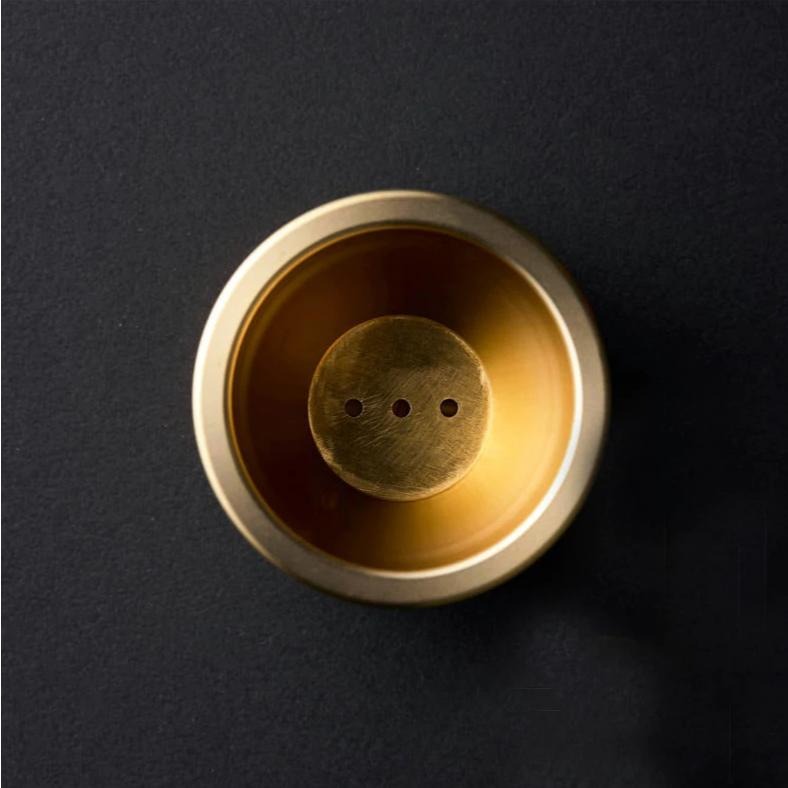 ✨日本香立✨【真鍮香爐 香立】線香 日本線香 台灣現貨 沉香 檀香 白檀 薰香 臥香 老山白檀 麝香 香立 香皿 日本製-細節圖5