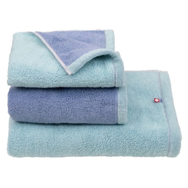 【薄荷/藍色】浴巾 70 x 130cm