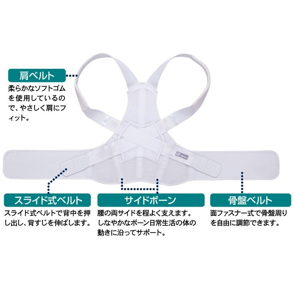 ✨愛美首選✨【護腰美姿調整帶】護腰 護腰帶 束腹帶 護具 日本製 支撐護腰帶 束腹護腰帶 束腰帶 骨盆帶 alphax-細節圖5