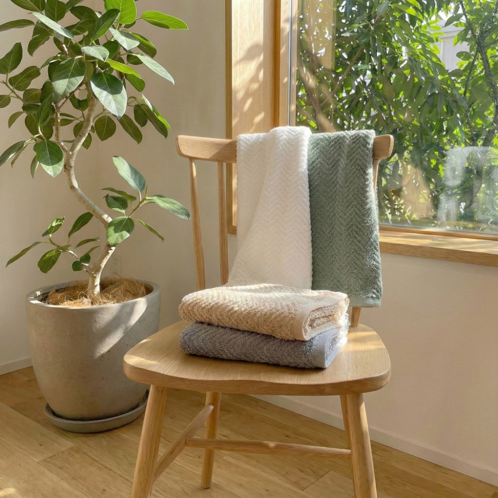 ✨斜紋編織毛巾✨現貨 毛巾 浴巾 洗臉巾 今治浴巾 日本今治 吸水毛巾 速乾浴巾 純棉毛巾 飯店毛巾 今治謹製-細節圖6