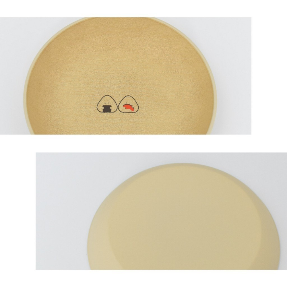 ✨飯糰木紋圓盤 M✨【F30】台灣現貨 日本製 餐盤 盤子 碗盤 日本盤子 餐具 露營餐具 日本餐具 日本餐盤 不易碎-細節圖4