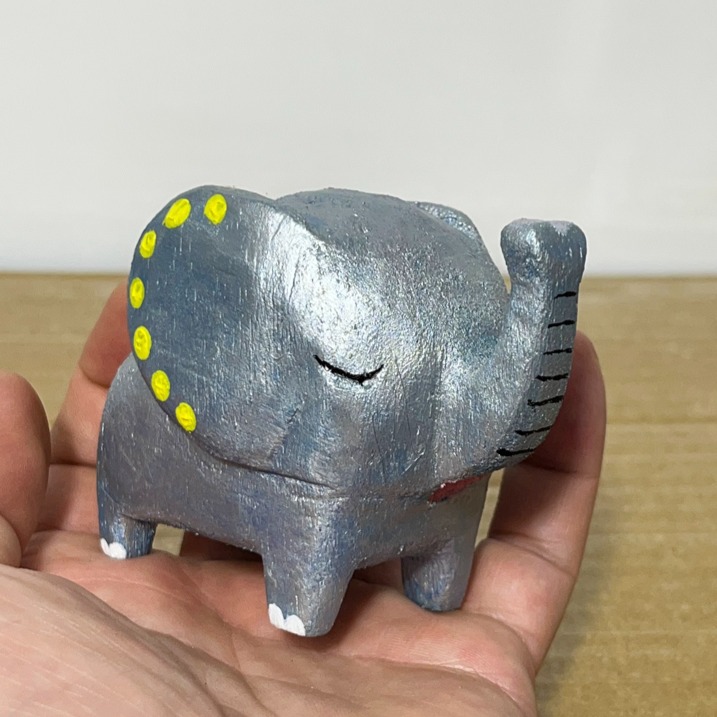 紳士象-EC伊森木雕-細節圖3