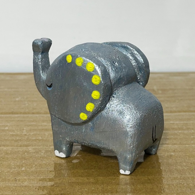 紳士象-EC伊森木雕-細節圖4