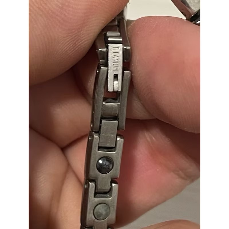 純鈦磁石項鍊有品牌總長45公分-細節圖3