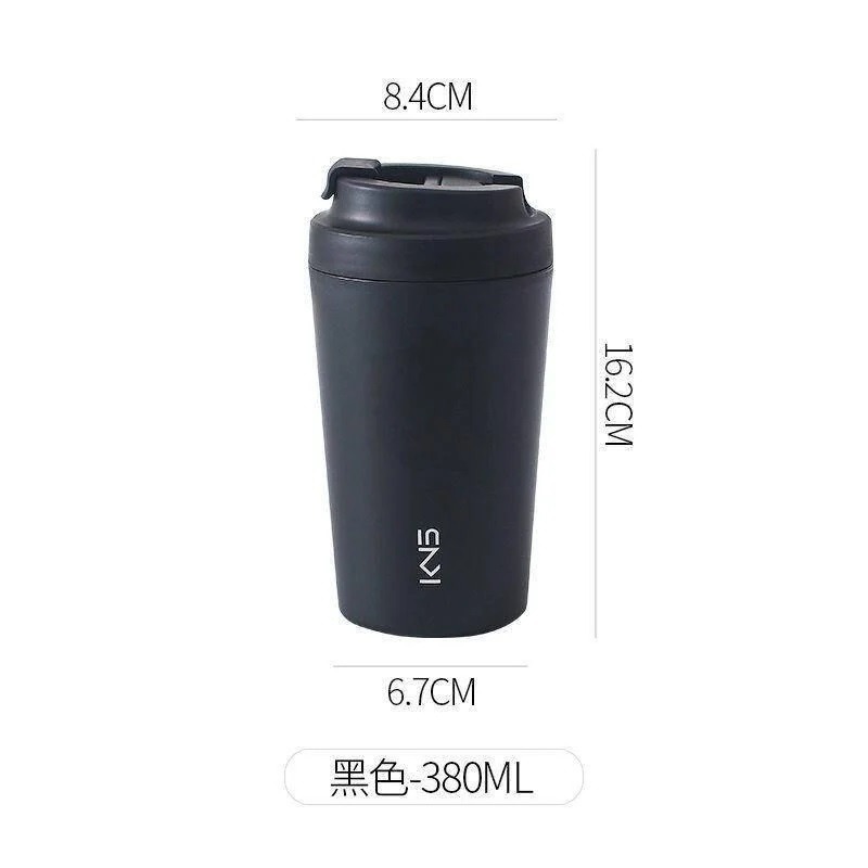 隨行咖啡杯【熊愛露】真陶瓷內膽保溫杯 ins風 陶瓷隨行杯 辦公杯 帶蓋 情侶杯 陶瓷內膽保溫杯 露營咖啡杯-細節圖7