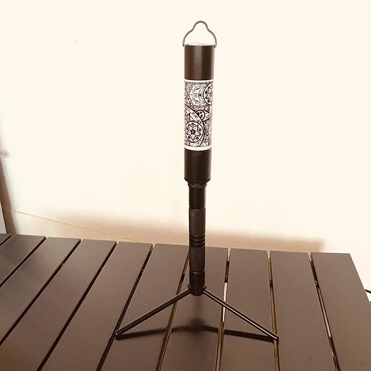 【熊愛露】2用三腳架  野營燈架/天火燈燈架/充電/LED/充電露營燈燈架/鋁合金三腳架/地釘燈架-細節圖8