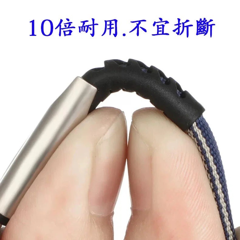 【熊愛露】鋅合金快充線.防拉扯充電線 傳輸線 充電線 適用iPhone Type-C USB 蘋果.3A快充線-細節圖5