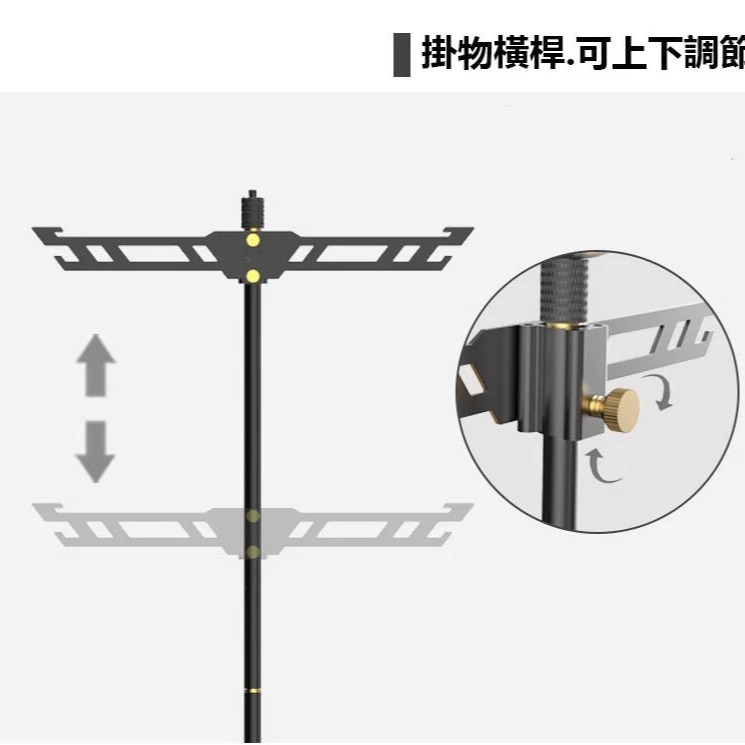 多功能犀牛燈架【熊愛露】地釘燈桿 桌面燈柱 露營燈桿 天火燈架 露營燈柱 營燈架 落地燈架 戶外燈.附1/4接頭燈桿-細節圖3