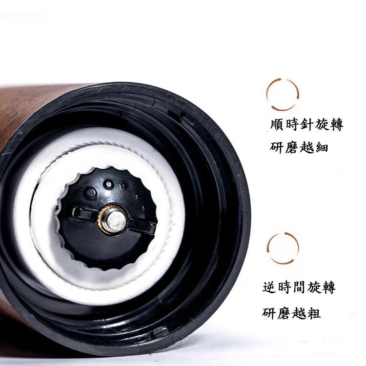 【熊愛露】手磨咖啡機.北歐風.手動咖啡豆研磨機.磨豆機器.家用器具小型手搖磨粉.手沖咖啡.可調粗細.研磨咖啡機-細節圖2