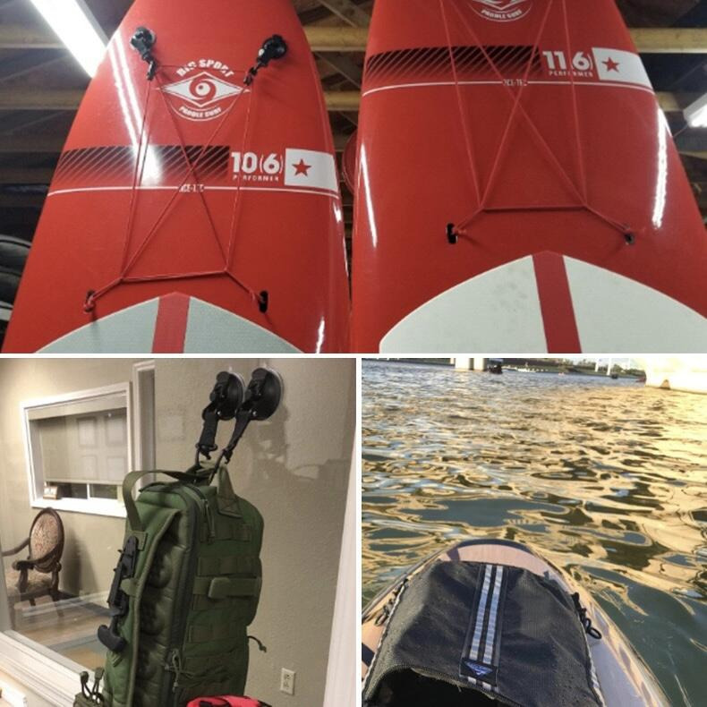 多功能車用強力吸盤【熊愛露】汽車吸盤吸力加強綁帶真空吸盤掛勾野營露營天幕.萬用吸盤掛勾-細節圖7