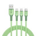 【熊愛露】軟膠三合一 一轉三充電線 適用蘋果/安卓/Type-C手機 3合1多功能充電線 三線合一快速充電線.數據線-規格圖8