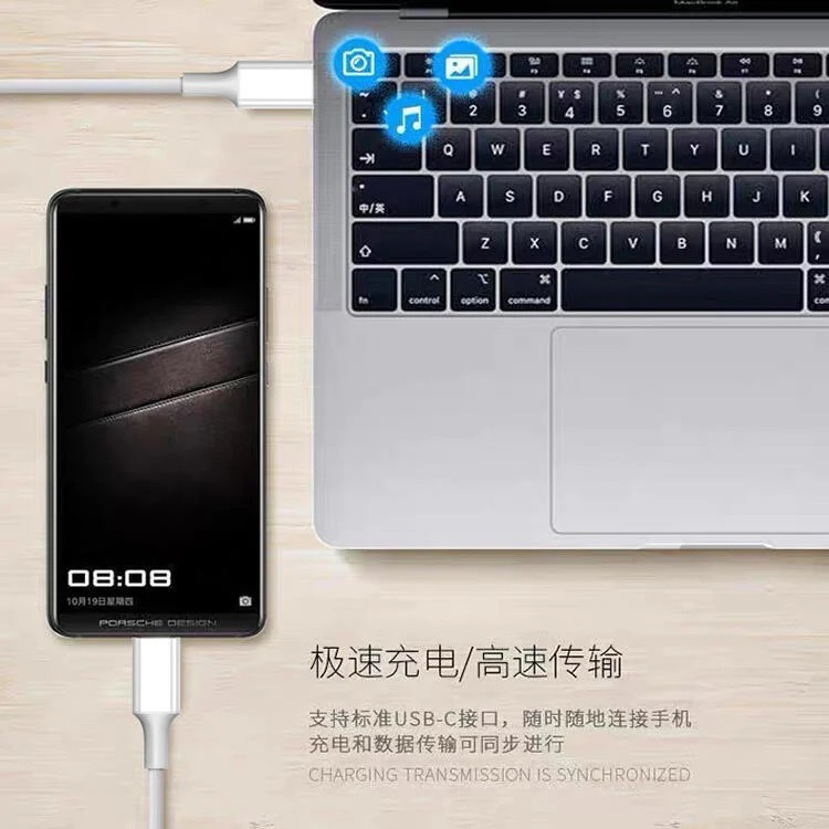 【熊愛露】雙Type-C 60W 快充線 PD 充電線 蘋果.手機 筆電 Macbook 三星 小米 華碩.傳輸線-細節圖4