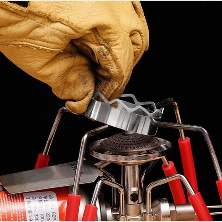 蜘蛛爐防風圈【熊愛露】台灣24H出貨｜露營 不銹鋼防風圈 SOTO ST-310 擋風板 登山爐 防風環 蜘蛛爐 炊具-細節圖7