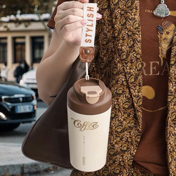 480ml真陶瓷內膽 用超商大杯咖啡.小熊杯 保溫杯 環保杯 隨行杯 保溫杯 飲料杯 陶瓷保溫杯 隨行咖啡杯-細節圖7