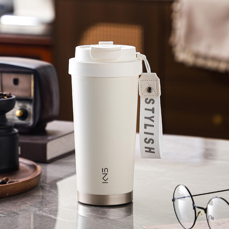 500ml真陶瓷內膽.不鏽鋼外殼咖啡杯 內附茶隔 陶瓷保溫杯 隨行杯 陶瓷保溫瓶 保溫杯 陶瓷咖啡杯 康納斯-細節圖9